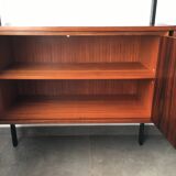 Scandinavian rosewood modular bookcase Pira Mobel system year 60