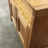 Solid oak tv stand