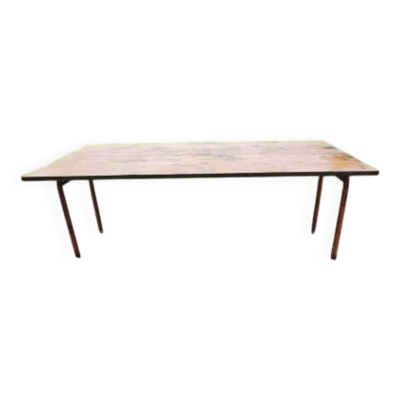 Table Industrielle Fer et Bois