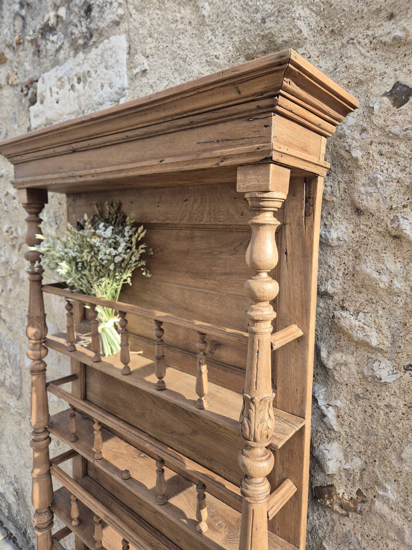 Antique oak dresser, unique piece