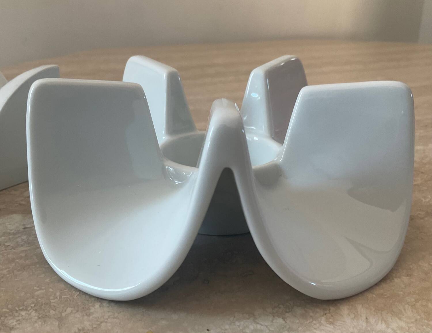 Trio of Arzberg Germany porcelain candle holders