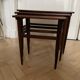 Tables gigognes en palissandre vintage Danemark 1960-1970