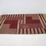 Original Rare Modernist Abstract Geometric Carpet by Antonín Kybal, 1948