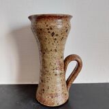 Speckled stoneware pitcher