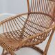 Set of 2 rattan chairs Tito Agnoli Bonacina 1960s