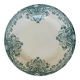 1 round vintage plate A. Lebacqz and M. Bouchart floral pattern 2106213