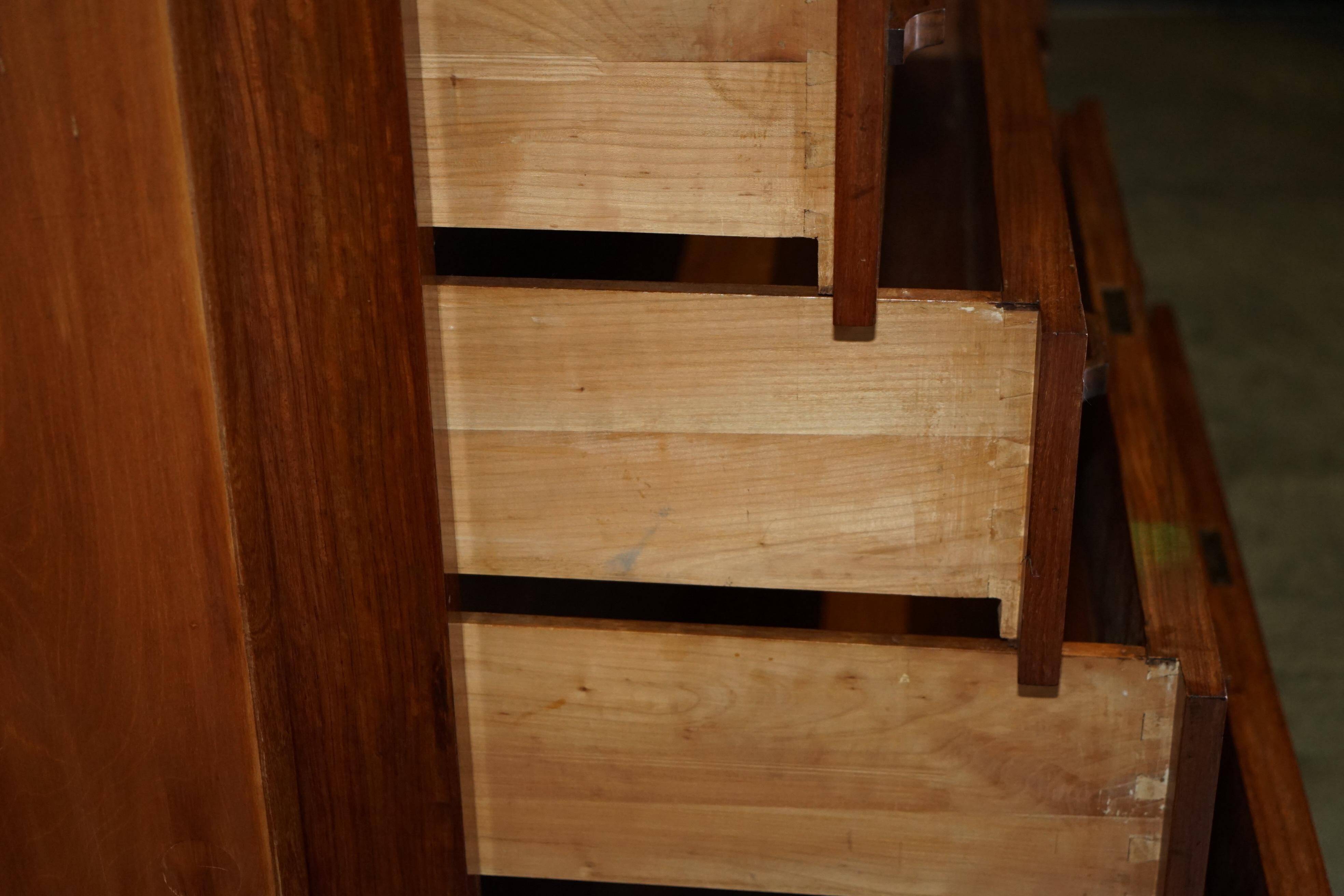 Art Deco Double Wardrobe Chest of Drawers 1920