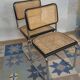 Chaise Cesca B32 noire d'après Marcel Breuer, Italie