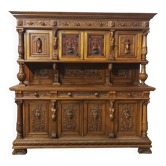 Buffet 2 corps Renaissance en noyer