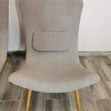 Restored pair of armchairs by Miroslav Navratil