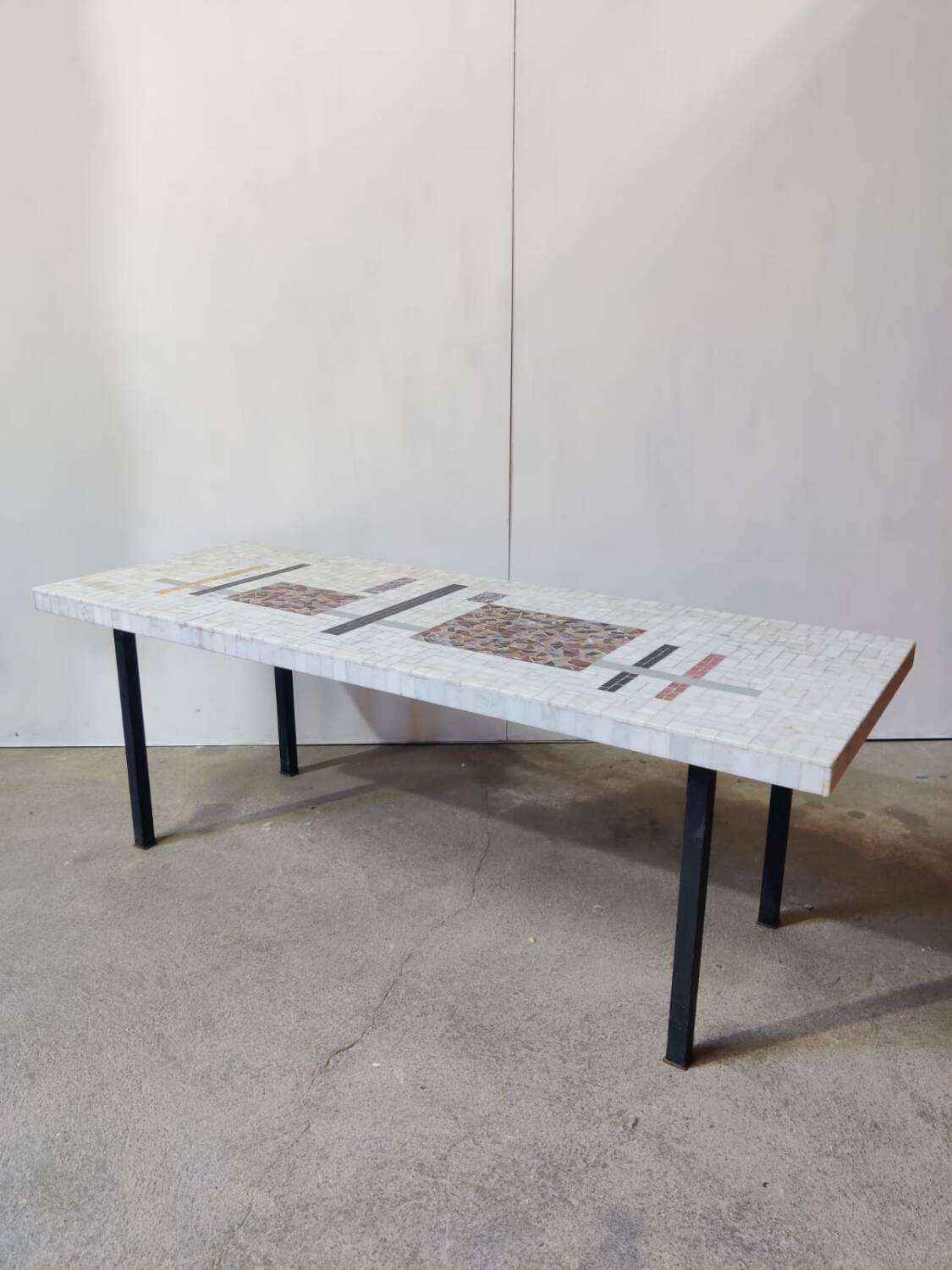 Vintage mosaic coffee table