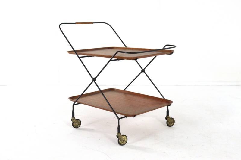 Paul Nagel for JIE Gantofte trolley - mid century design