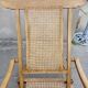 Cane deckchair year 1930