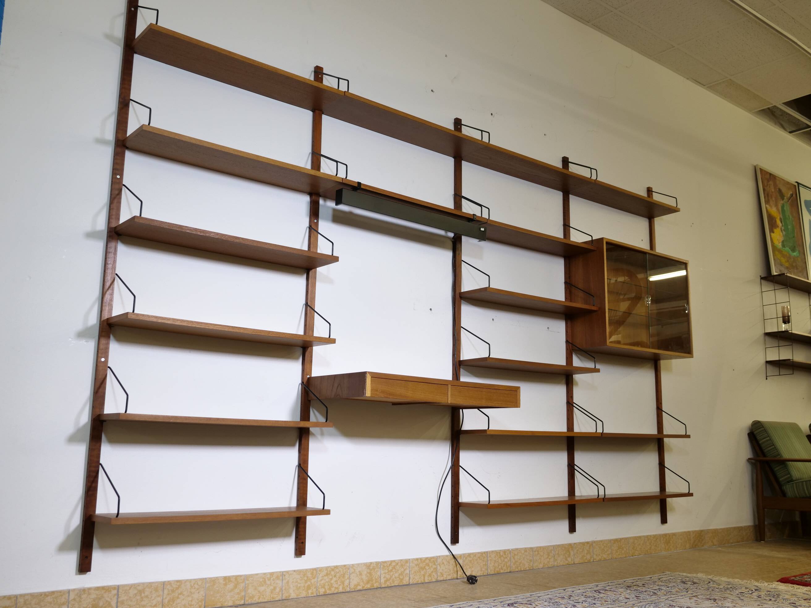 Modular Mid Century Royal Wall System in Teak by Poul Cadovius, 1960s