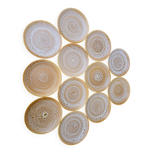 Ensemble de 12 assiettes