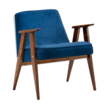 366 armchair / indigo velor
