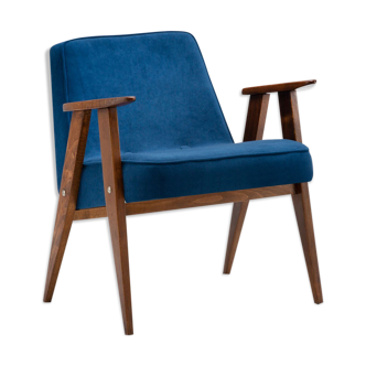 366 armchair / indigo velor