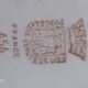 2 antique plates in opaque porcelain from Gien