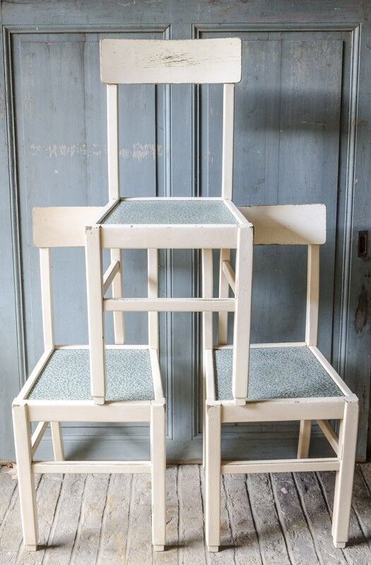 Wooden chair typical 50s