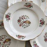 4 assiettes à dessert Gressey.