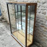 Chrome and wood metal showcase
