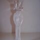 Glass candle holder