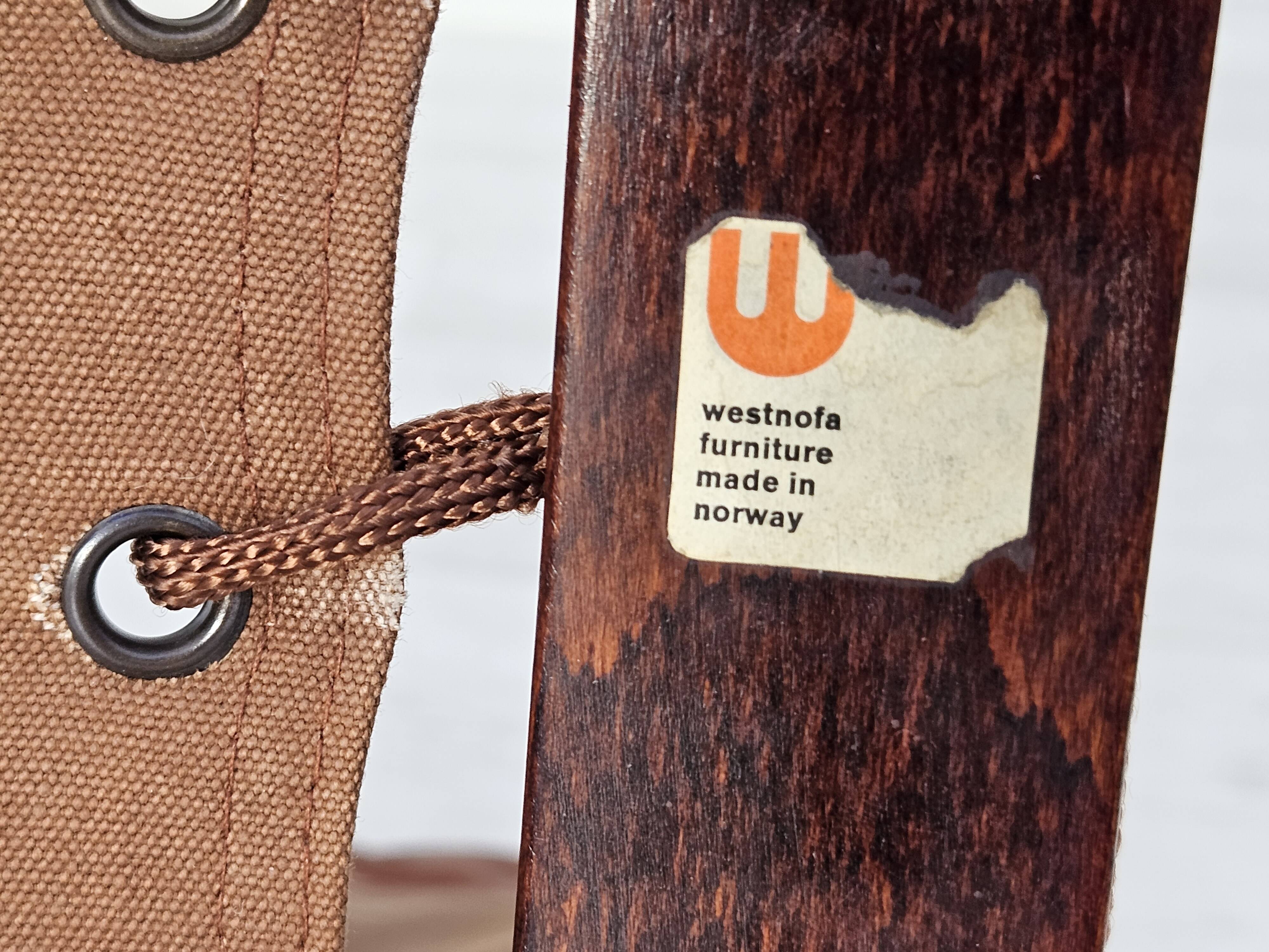 1970s, Norwegian design by Ingmar Relling, model "Siesta", pair of two chairs, original condition.