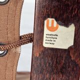 1970s, Norwegian design by Ingmar Relling, model "Siesta", pair of two chairs, original condition.