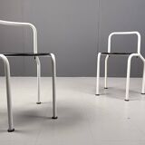 Chaises de salle à manger postmodernes de Pietro Arosio pour Airon, 1980