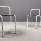 Postmodern dining chairs by Pietro Arosio for Airon, 1980s