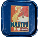 Ancien plateau de service martini années 70