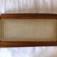 Vintage rattan canning headboard