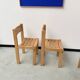 Beech chairs from the 1980s, Sornay.