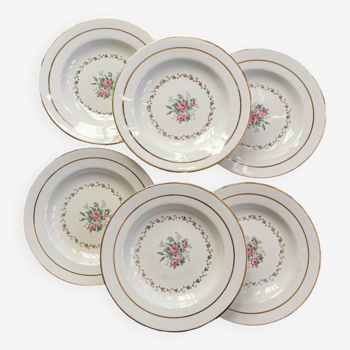 Vintage soup plates L'Amandinoise 1055