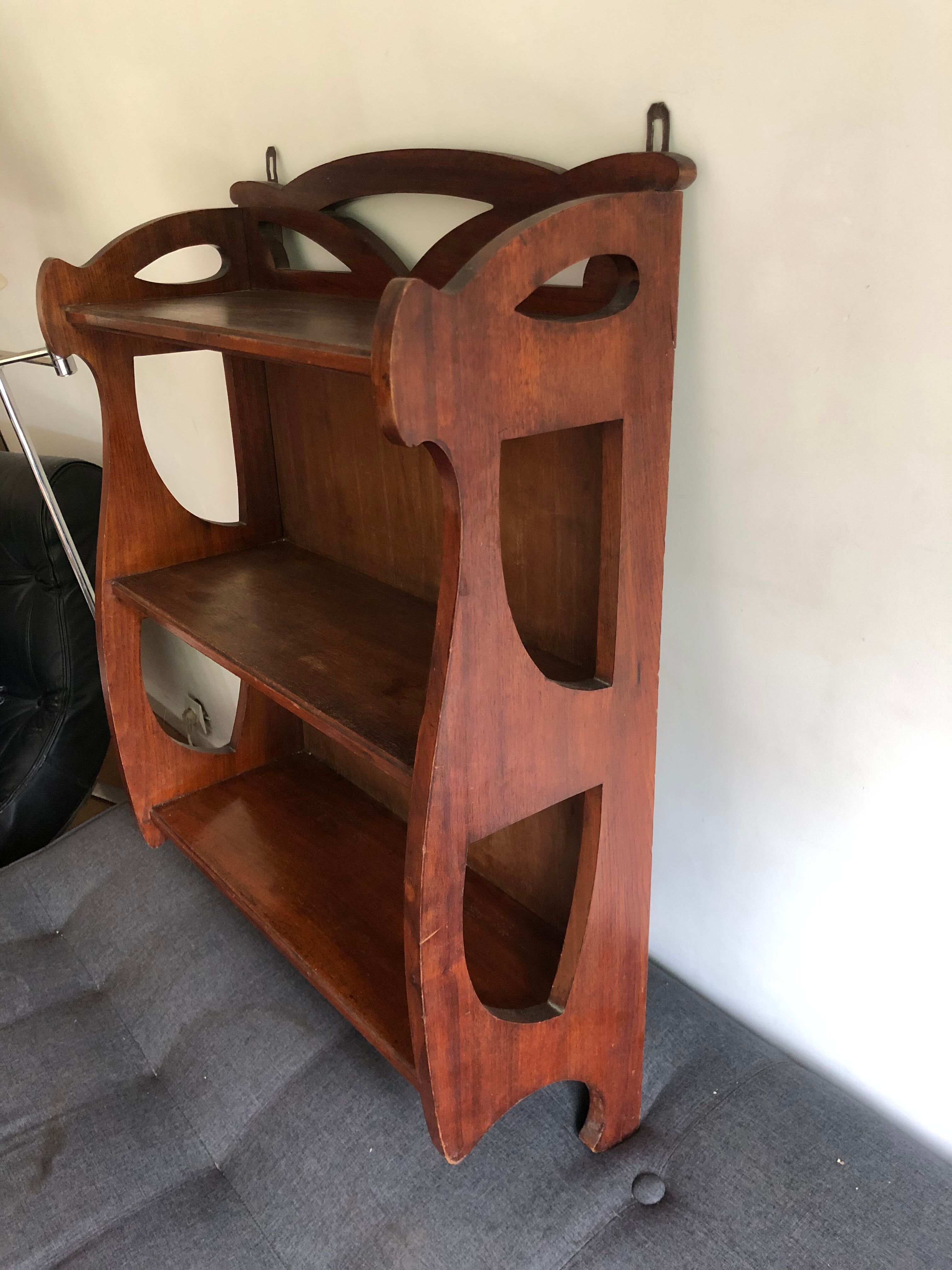 Art Nouveau wall shelf