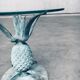 Hollywood Regency Style Brass Patinated Pineapple Side Tables, France, 1970s, Set of 2