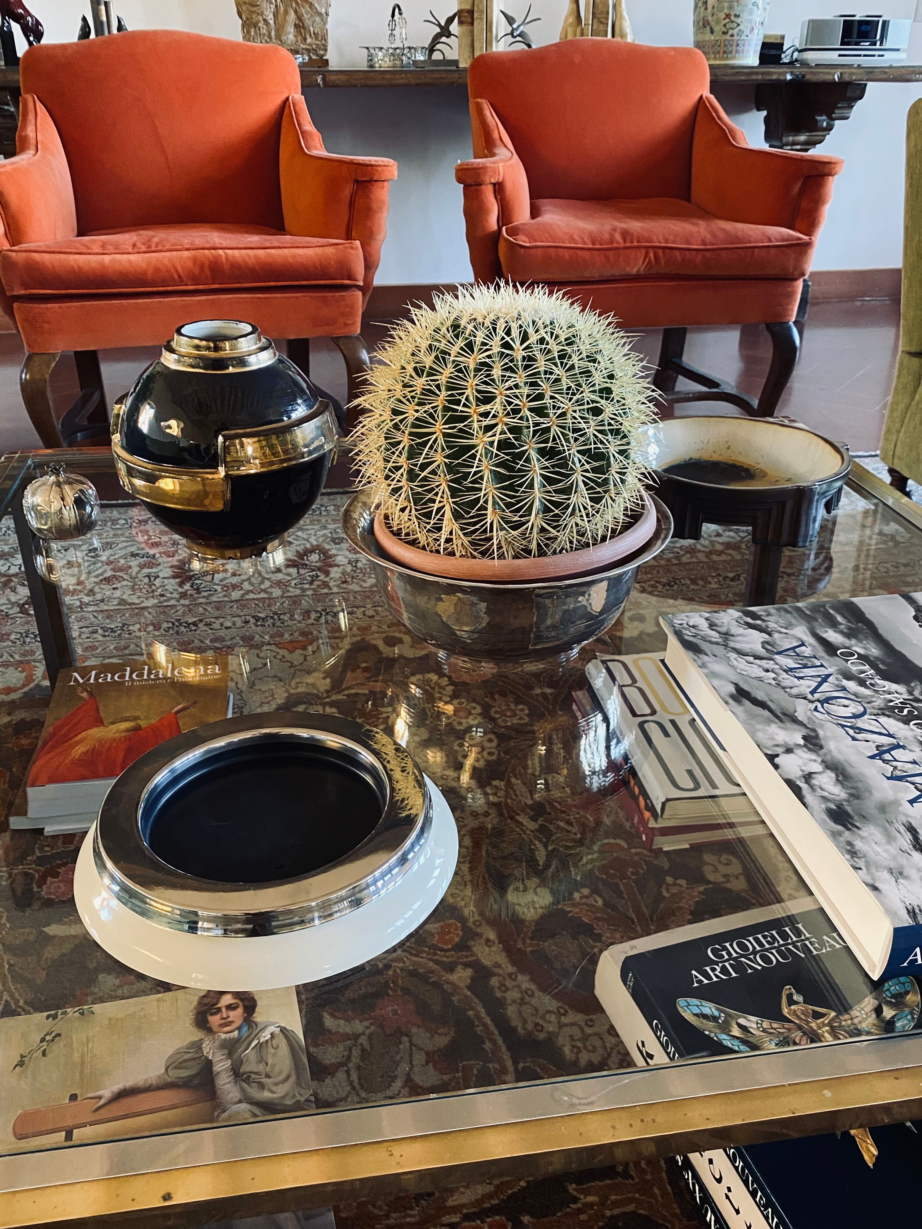 Sergio Asti, mod.4635 white ashtray / catchall, Kartell Italy 1967