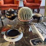 Sergio Asti, mod.4635 white ashtray / catchall, Kartell Italy 1967