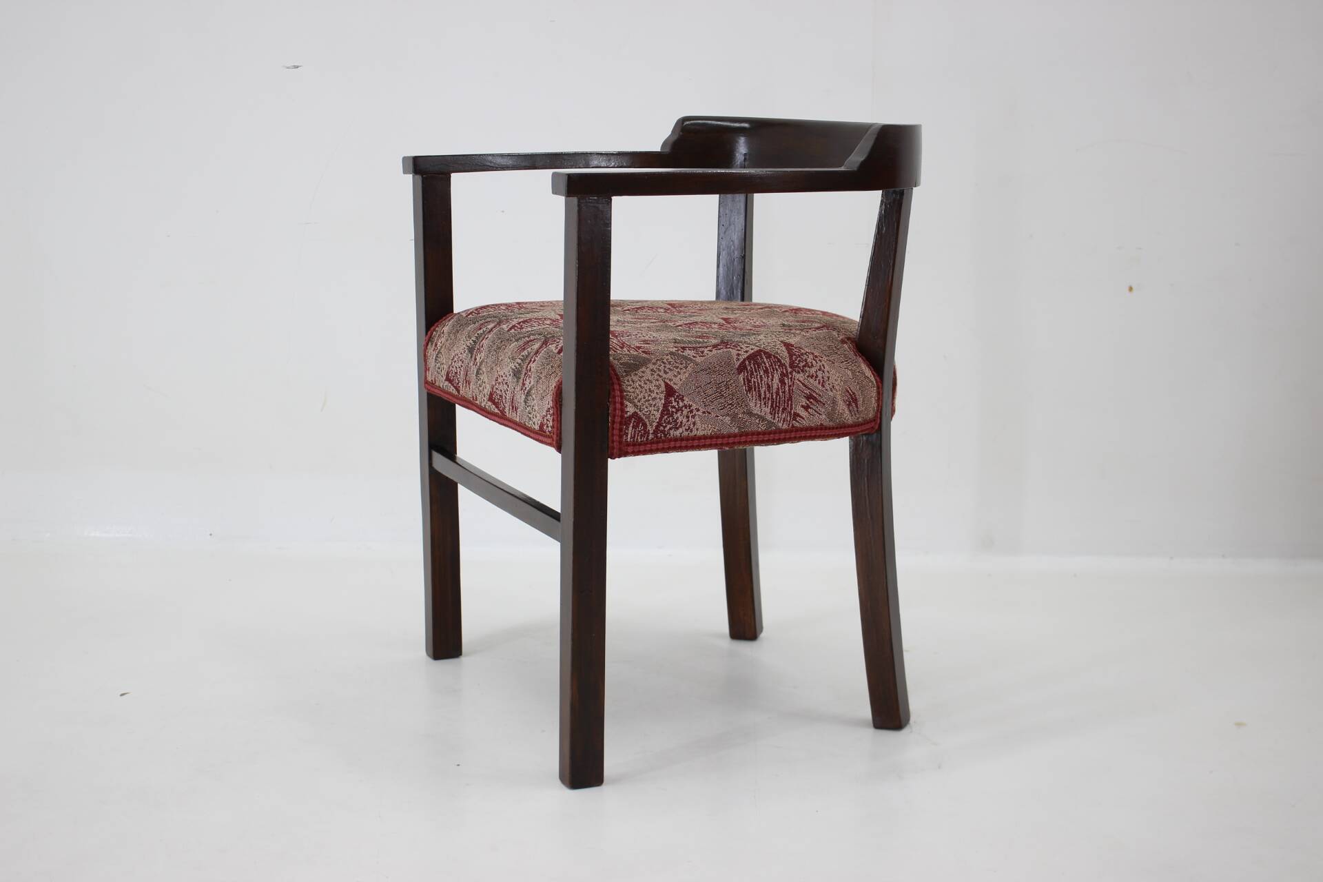 1940s Beech Bentwood Armchair, Czechoslovakia