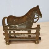 Brass letter holder
