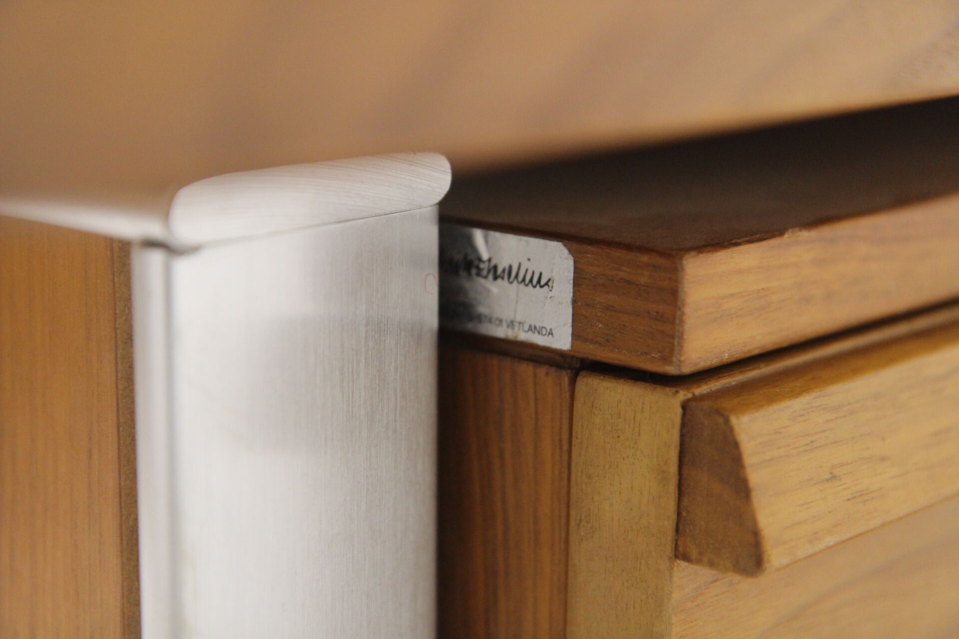 Scandinavian walnut desk, Karl Erik Ekselius, JOC, Vetlanda, Sweden, 1950