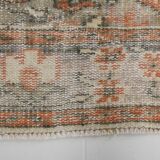 3x9 Cream Brown Persian Runner Rug, 88x272Cm