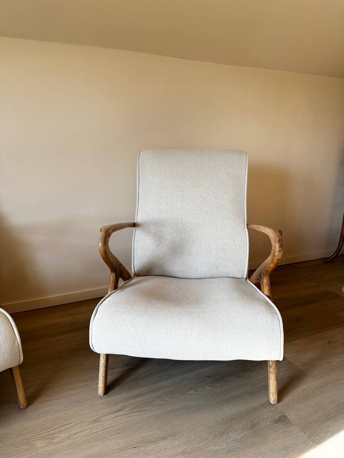 Mid Century Oak armchair