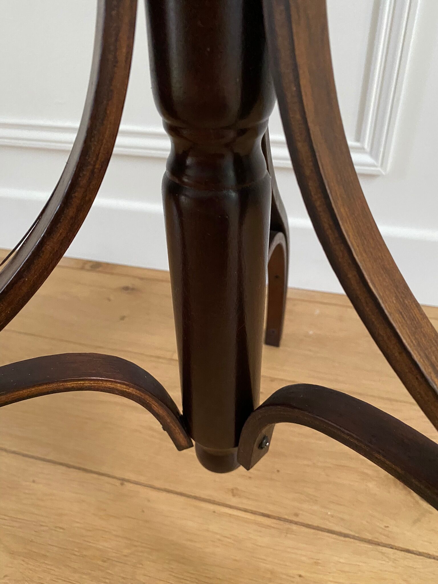 Vintage curved wooden parrot coat rack