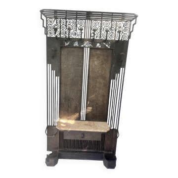 Art Deco wall coat rack