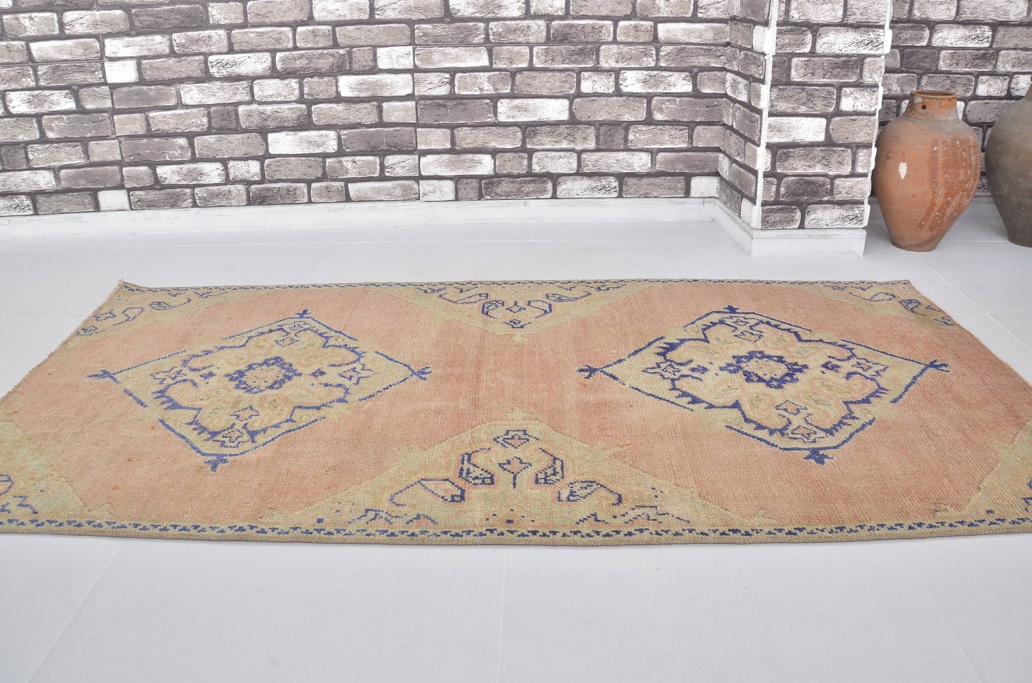 Tapis floral anatolien Oushak sku 2042