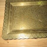 Vintage brass tray