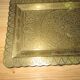 Vintage brass tray