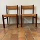 Pair of Mid-Century wicker chairs
