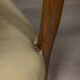 PAIR OF VINTAGE 1940S ARMCHAIRS IN WOOD AND FABRIC, ITALIAN DESIGN